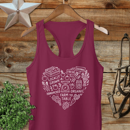Homestead Heart Racerback Tank