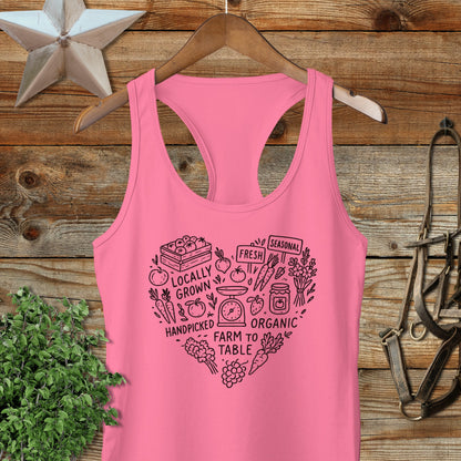 Homestead Heart Racerback Tank