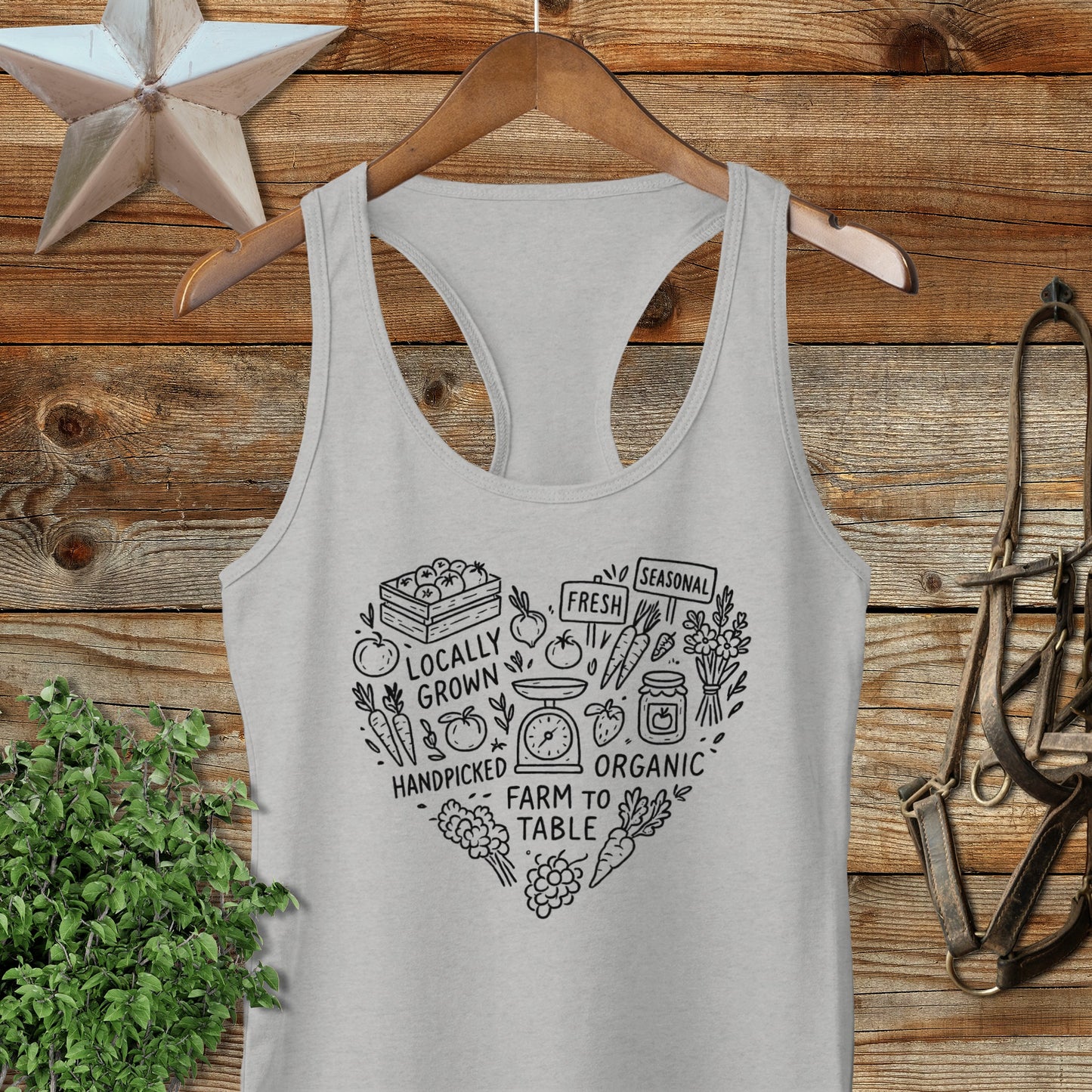 Homestead Heart Racerback Tank