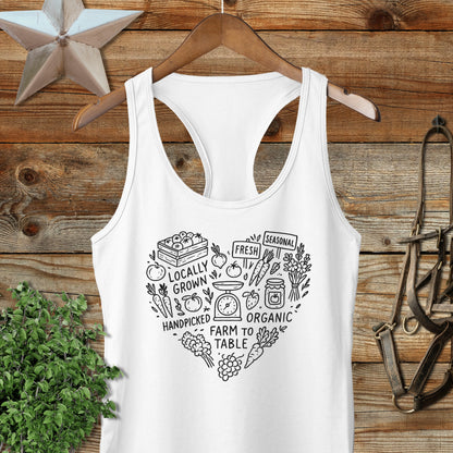 Homestead Heart Racerback Tank