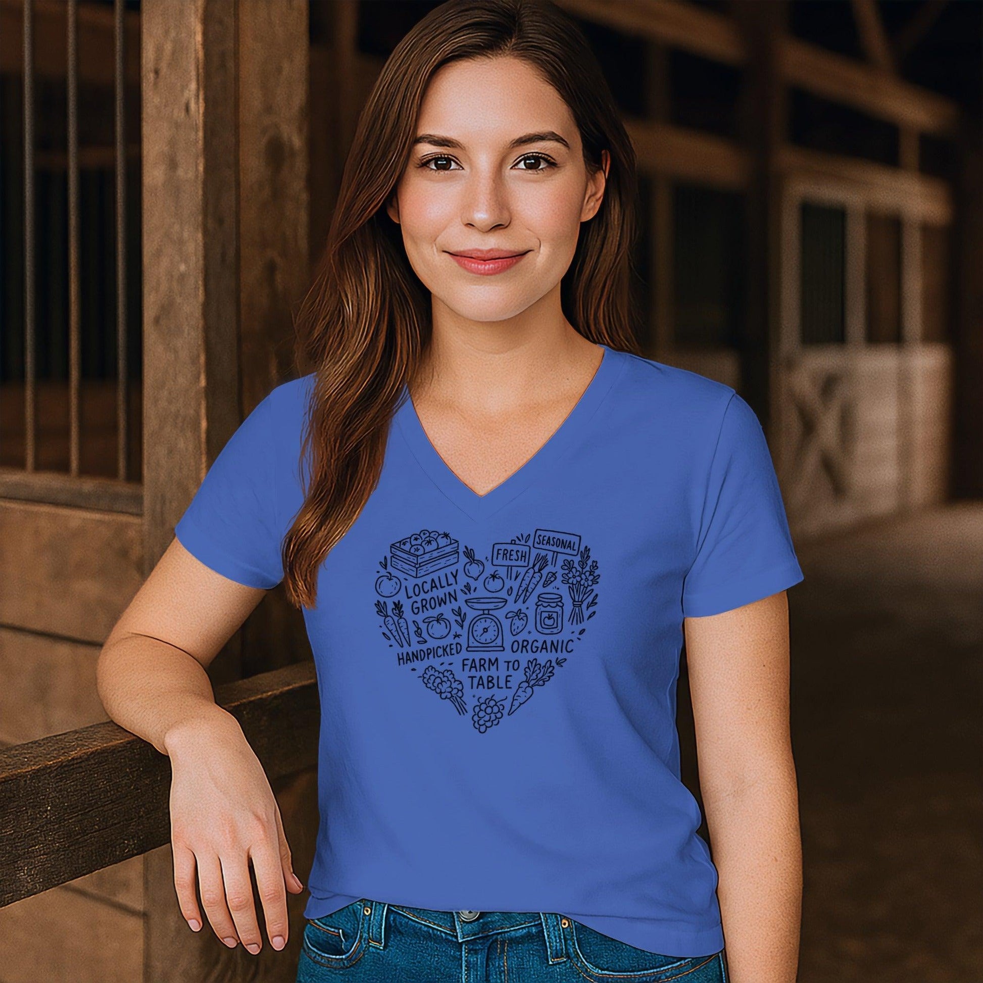 Homestead Heart V-neck