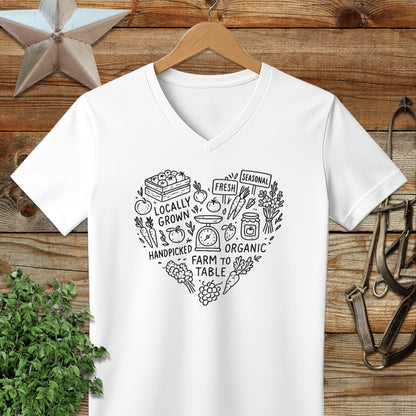 Homestead Heart V-neck