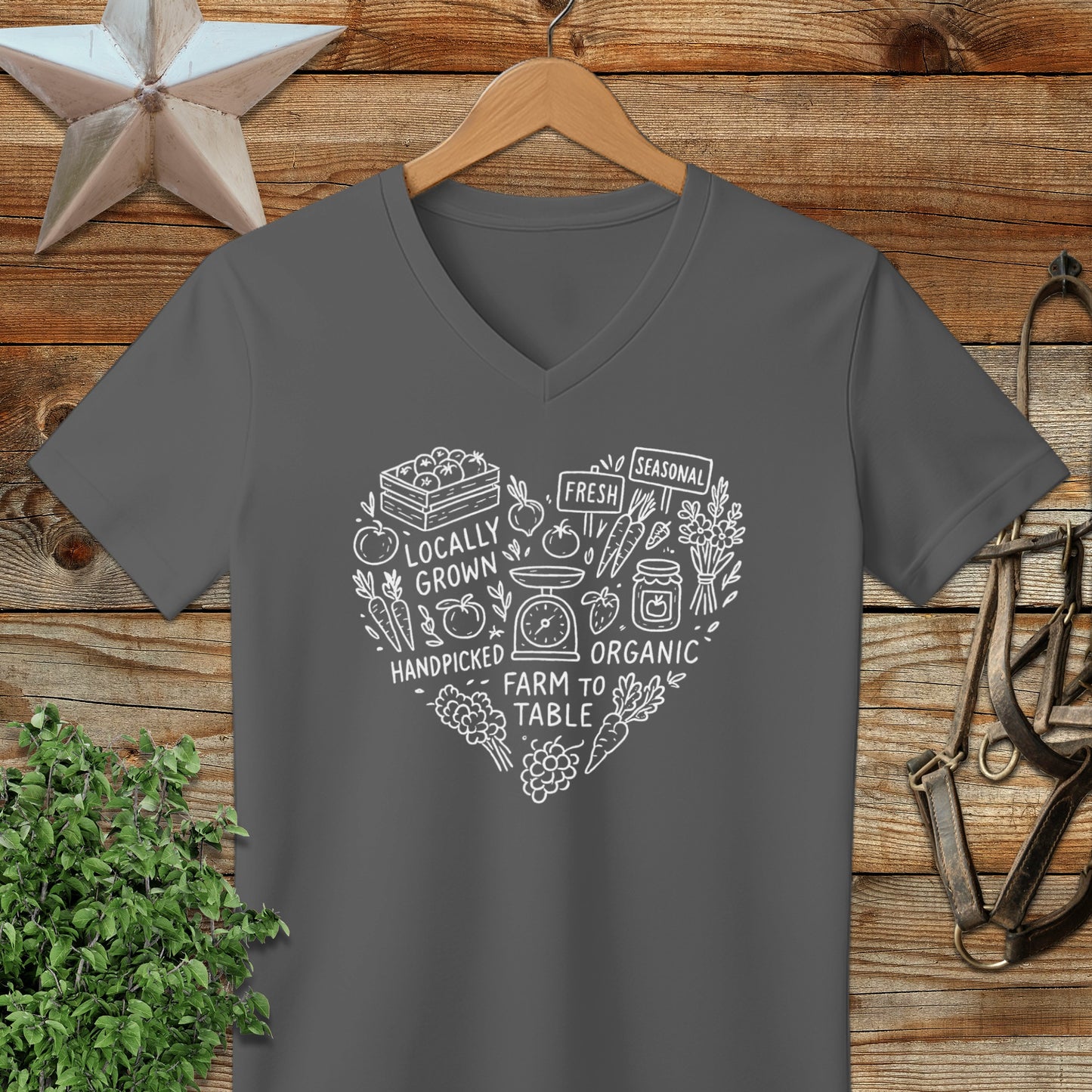 Homestead Heart V-neck