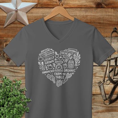Homestead Heart V-neck