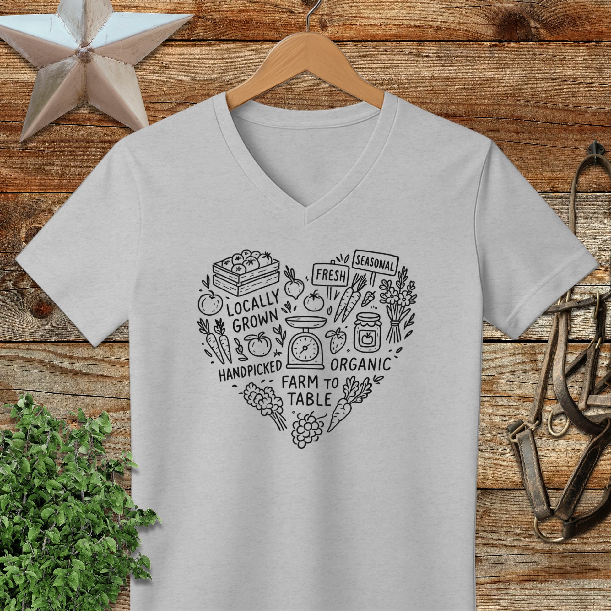 Homestead Heart V-neck