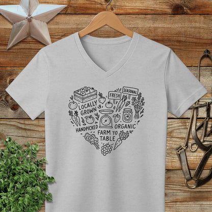 Homestead Heart V-neck