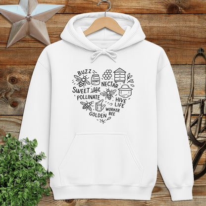 Honeybee Heart Hoodie