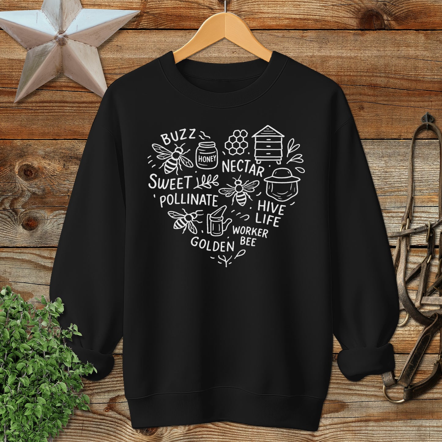 Honeybee Heart Sweatshirt