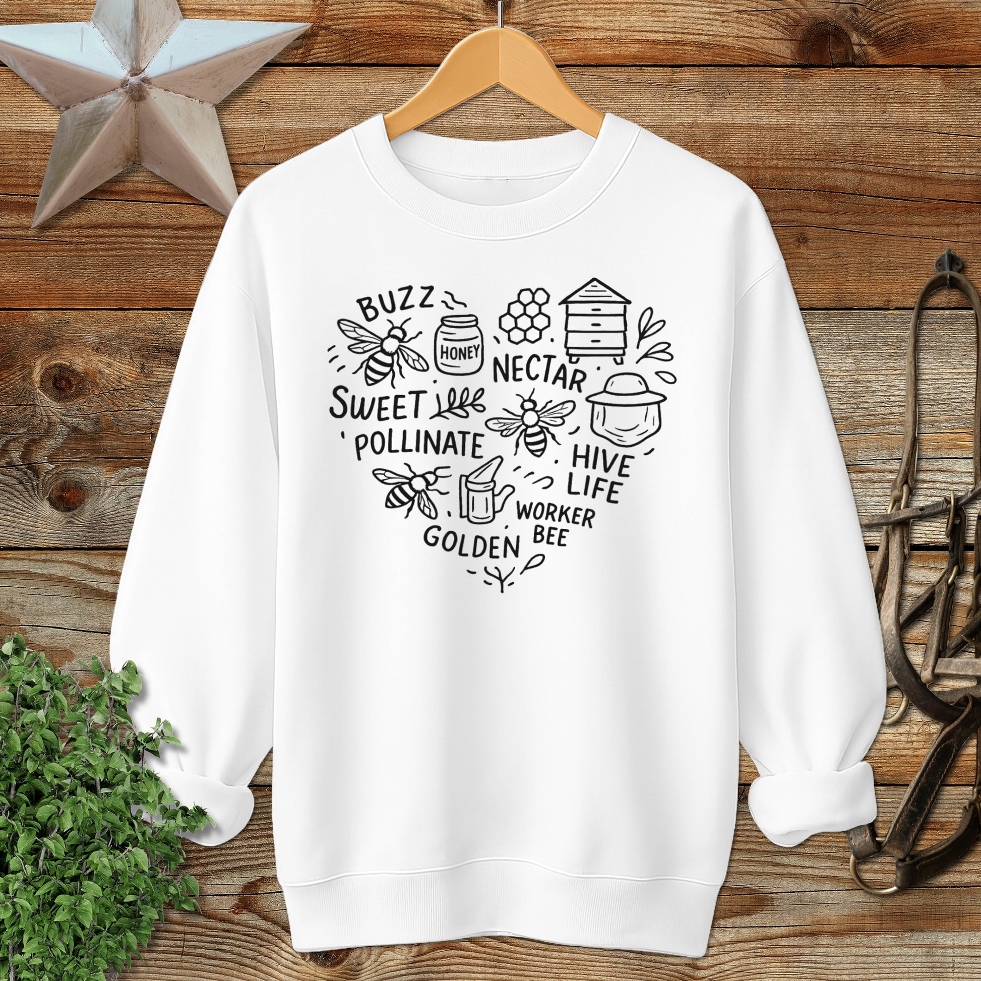 Honeybee Heart Sweatshirt