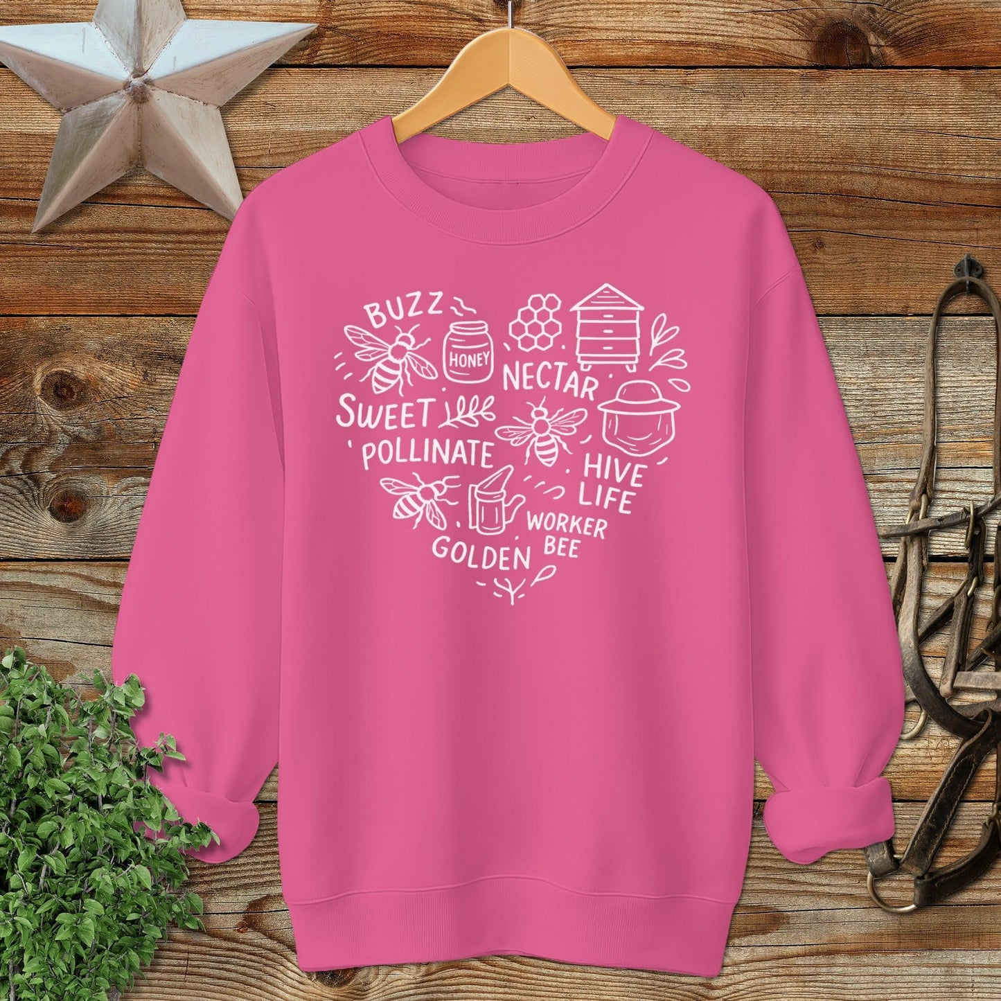 Honeybee Heart Sweatshirt