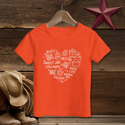 Honeybee Heart T-shirt (Toddler)