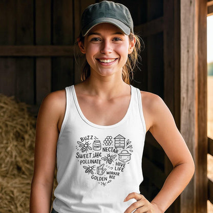 Honeybee Heart Tank Top