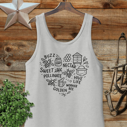 Honeybee Heart Tank Top