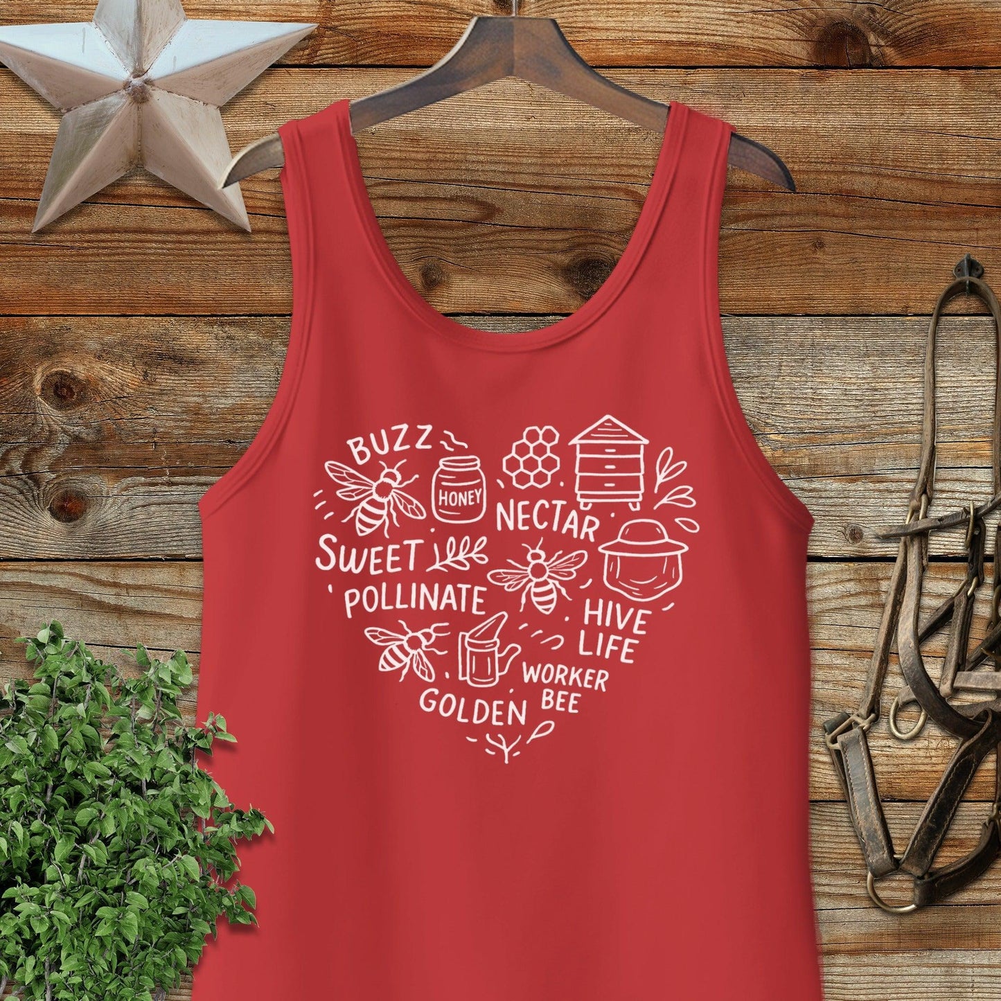 Honeybee Heart Tank Top