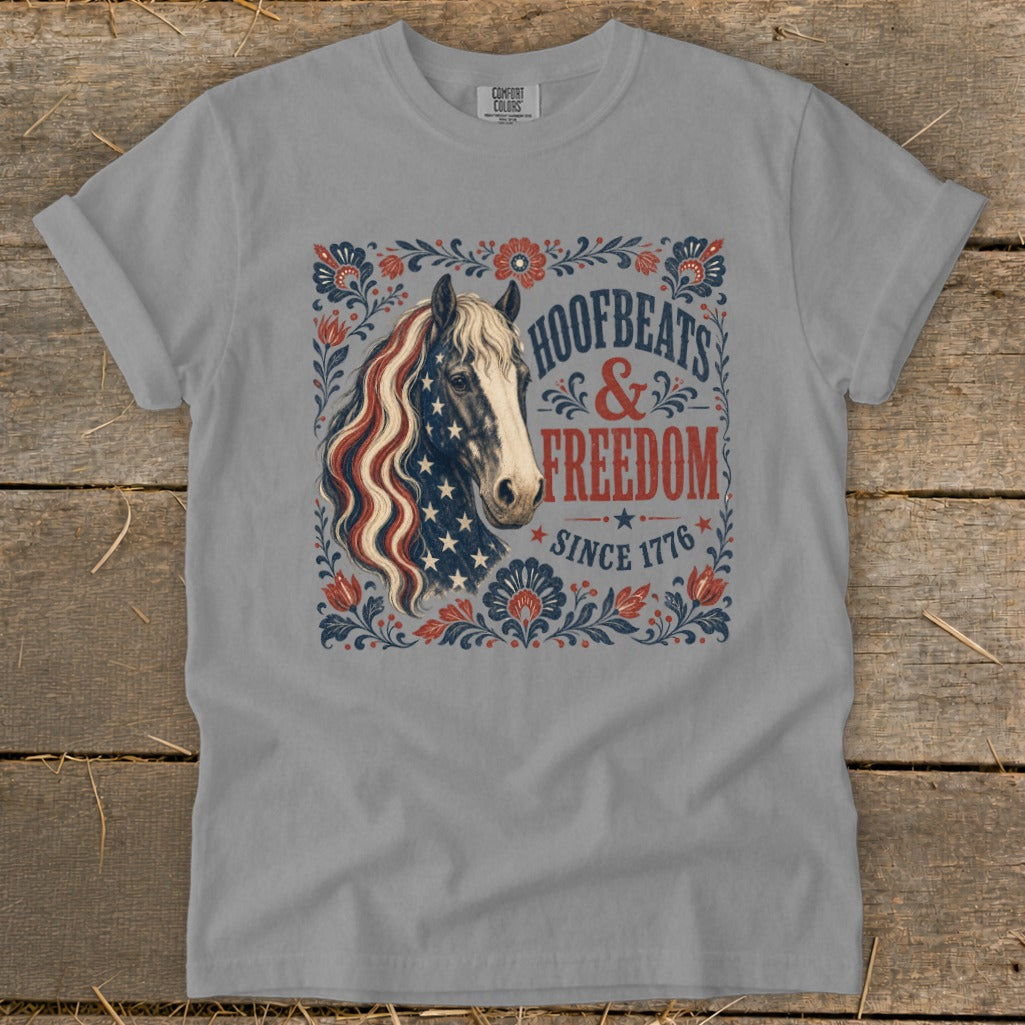 Hoofbeats & Freedom Signature Tee