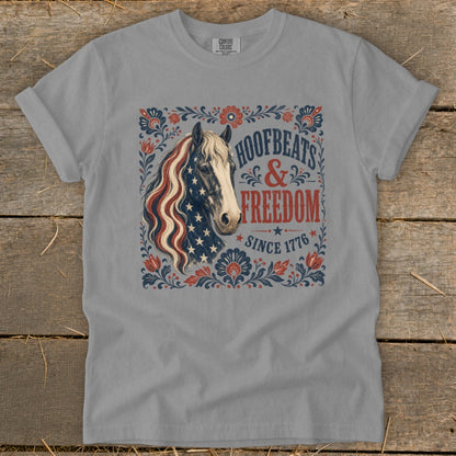 Hoofbeats & Freedom Signature Tee