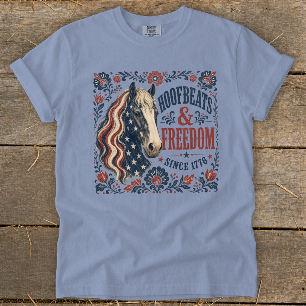 Hoofbeats & Freedom Signature Tee