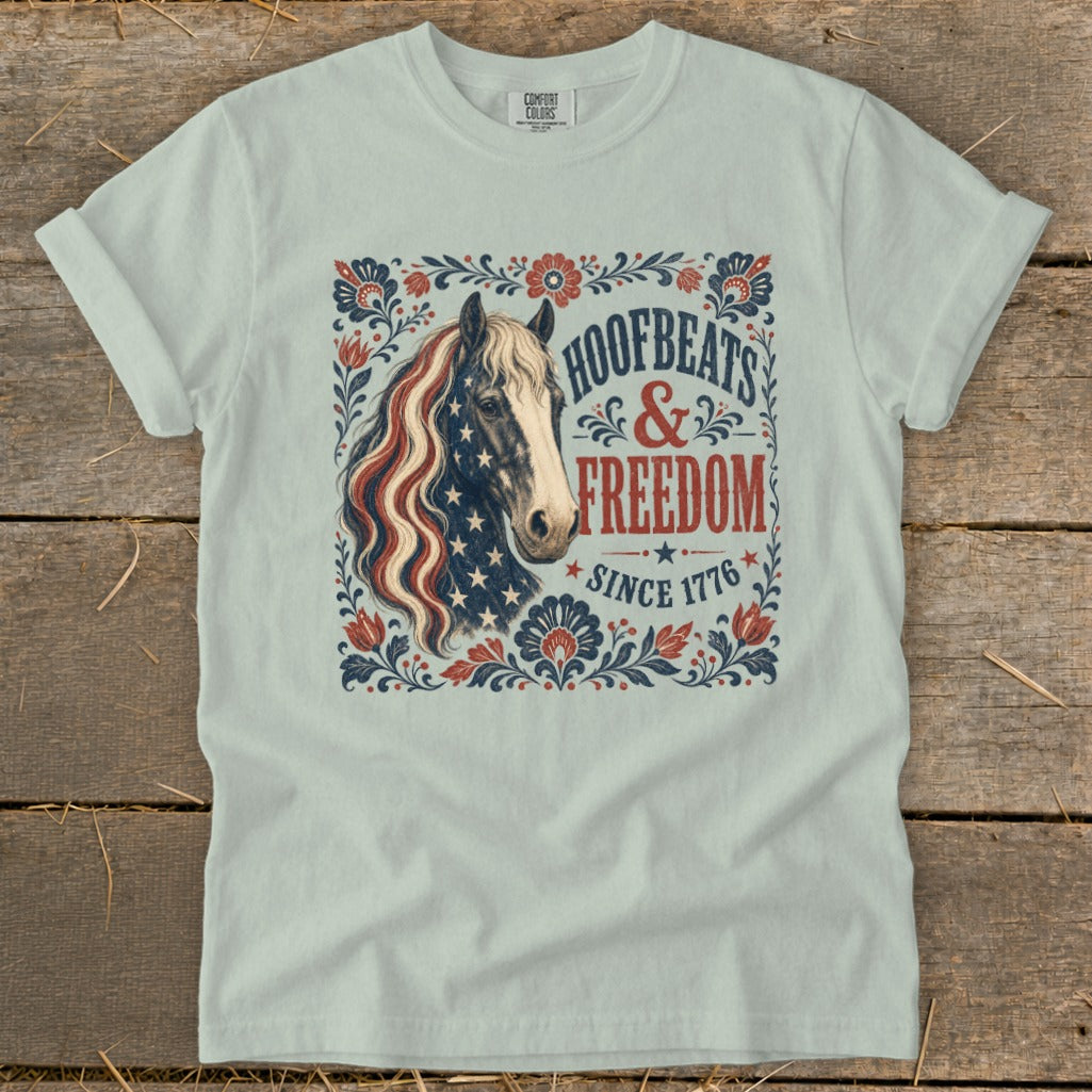 Hoofbeats & Freedom Signature Tee