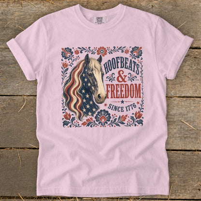 Hoofbeats & Freedom Signature Tee