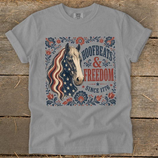 Hoofbeats & Freedom Signature Tee