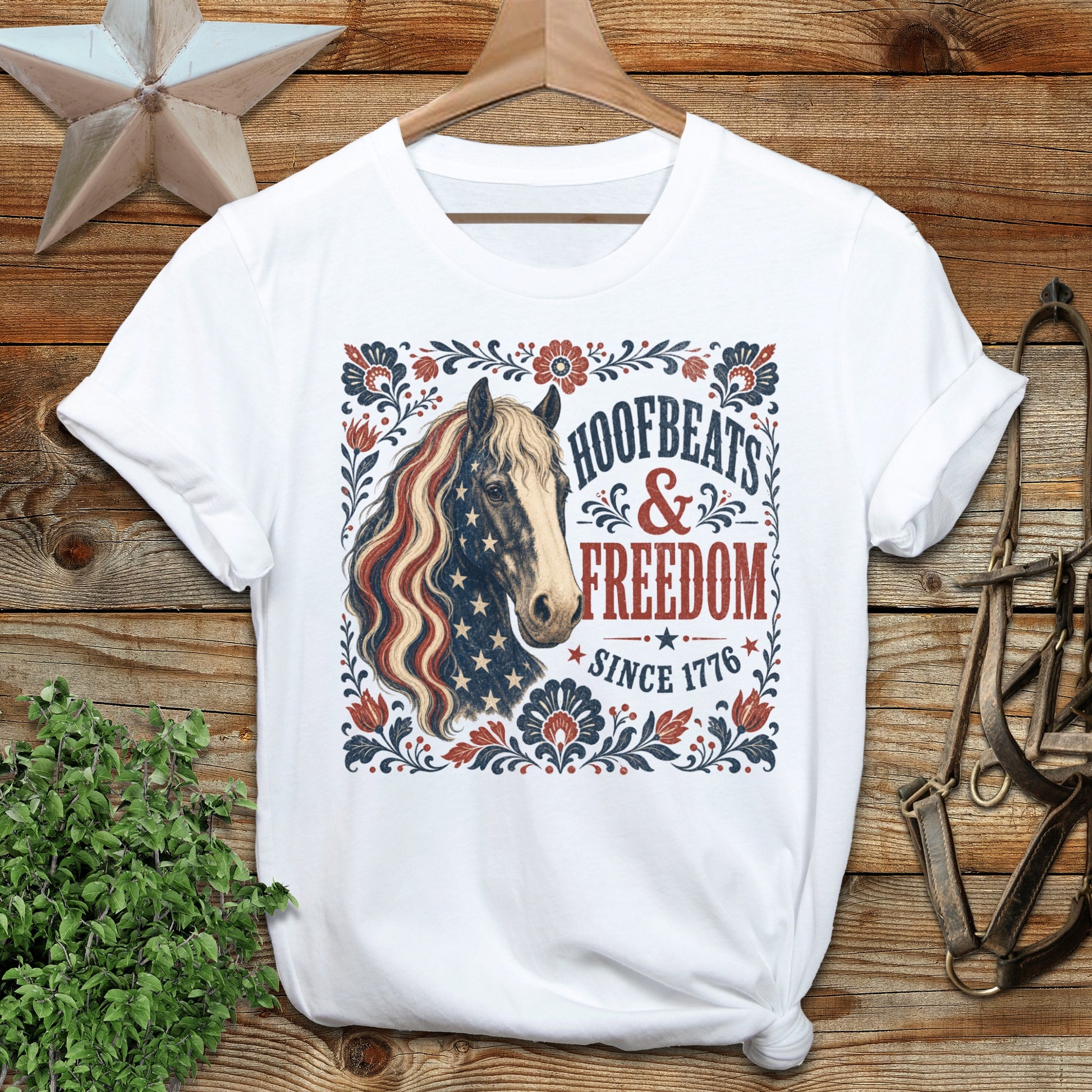 Hoofbeats & Freedom Softstyle Tee