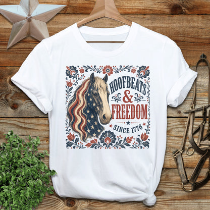 Hoofbeats & Freedom Softstyle Tee