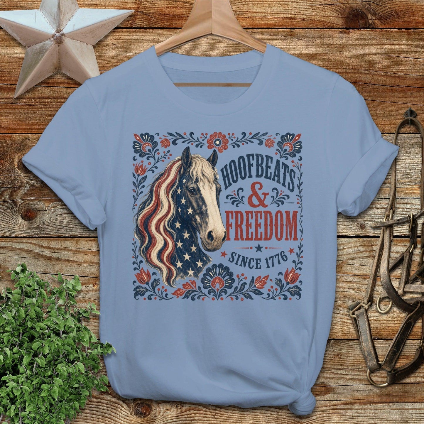 Hoofbeats & Freedom Softstyle Tee