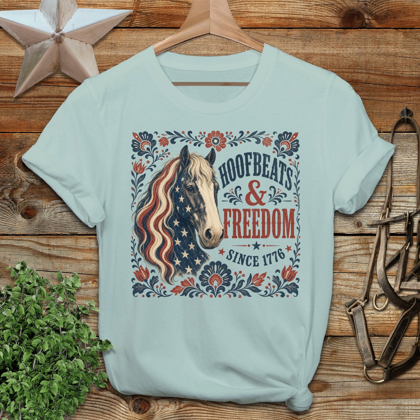 Hoofbeats & Freedom Softstyle Tee