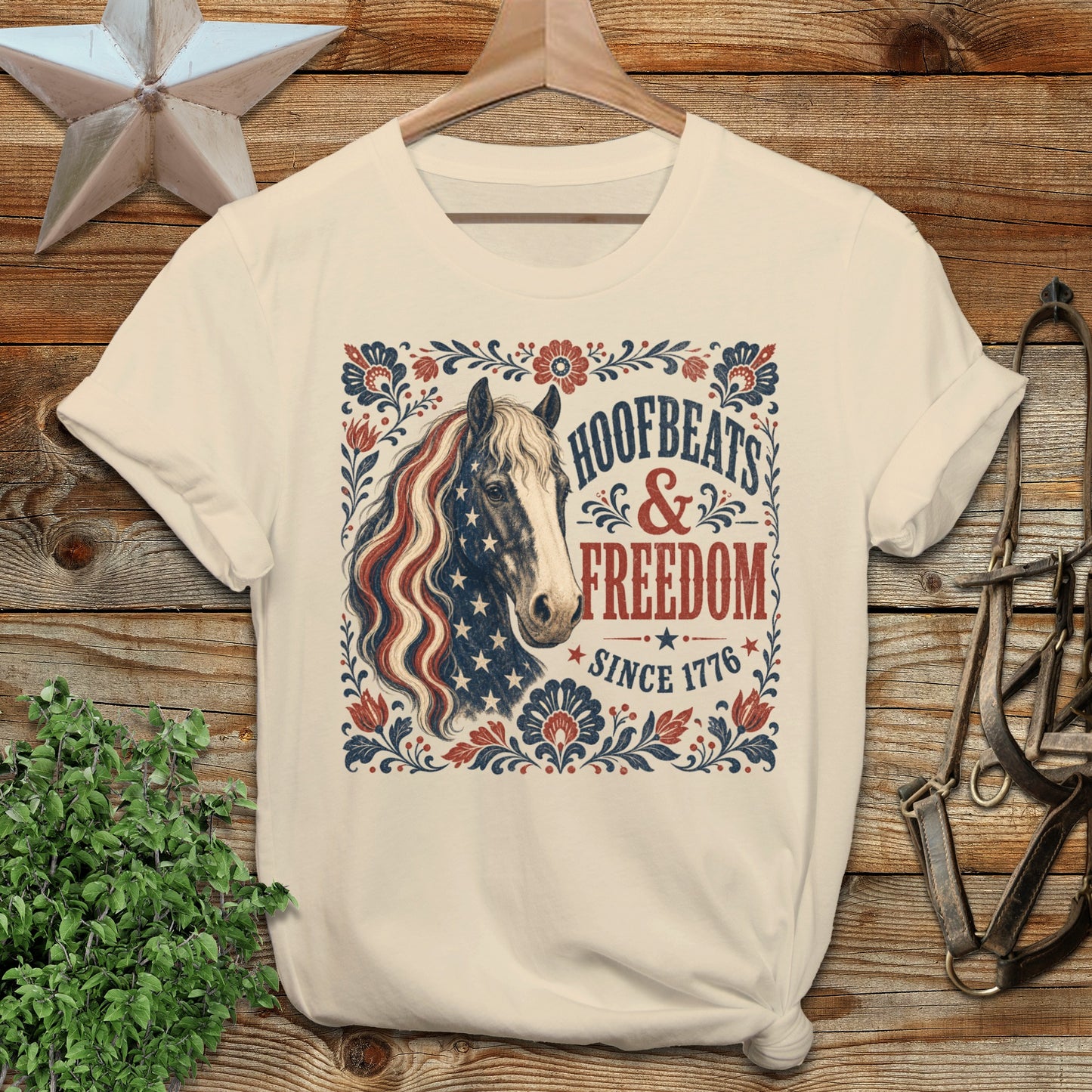 Hoofbeats & Freedom Softstyle Tee