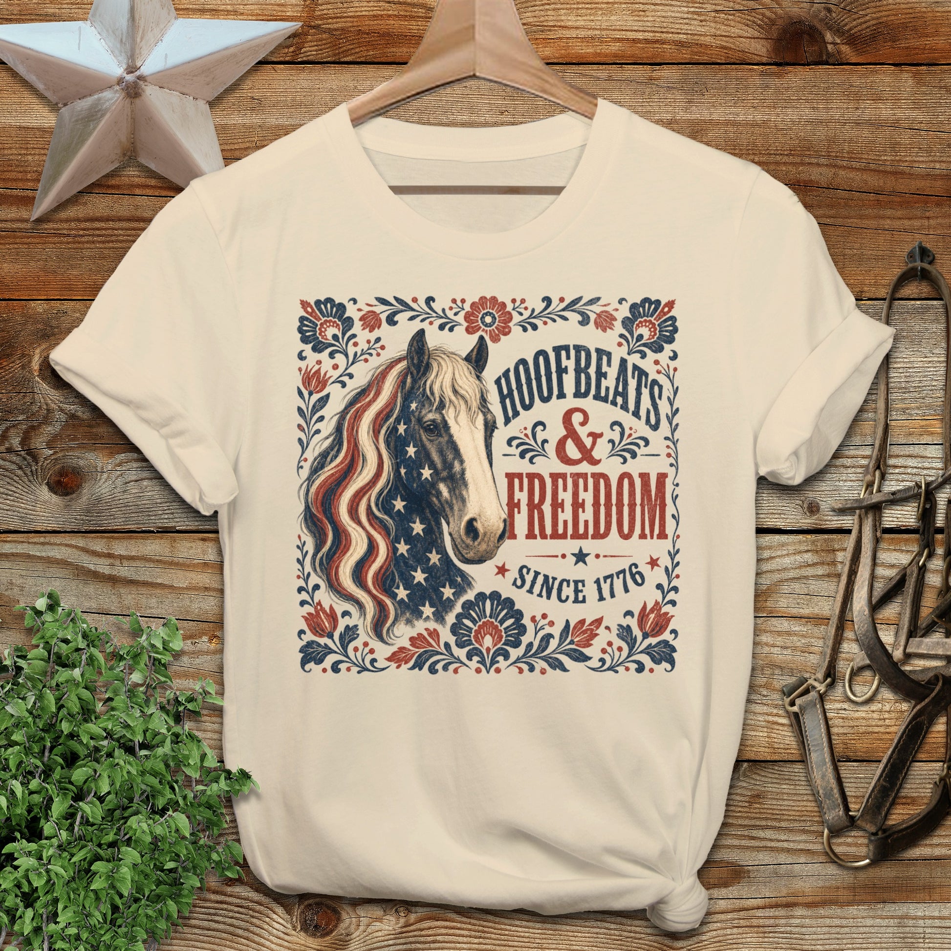 Hoofbeats & Freedom Softstyle Tee