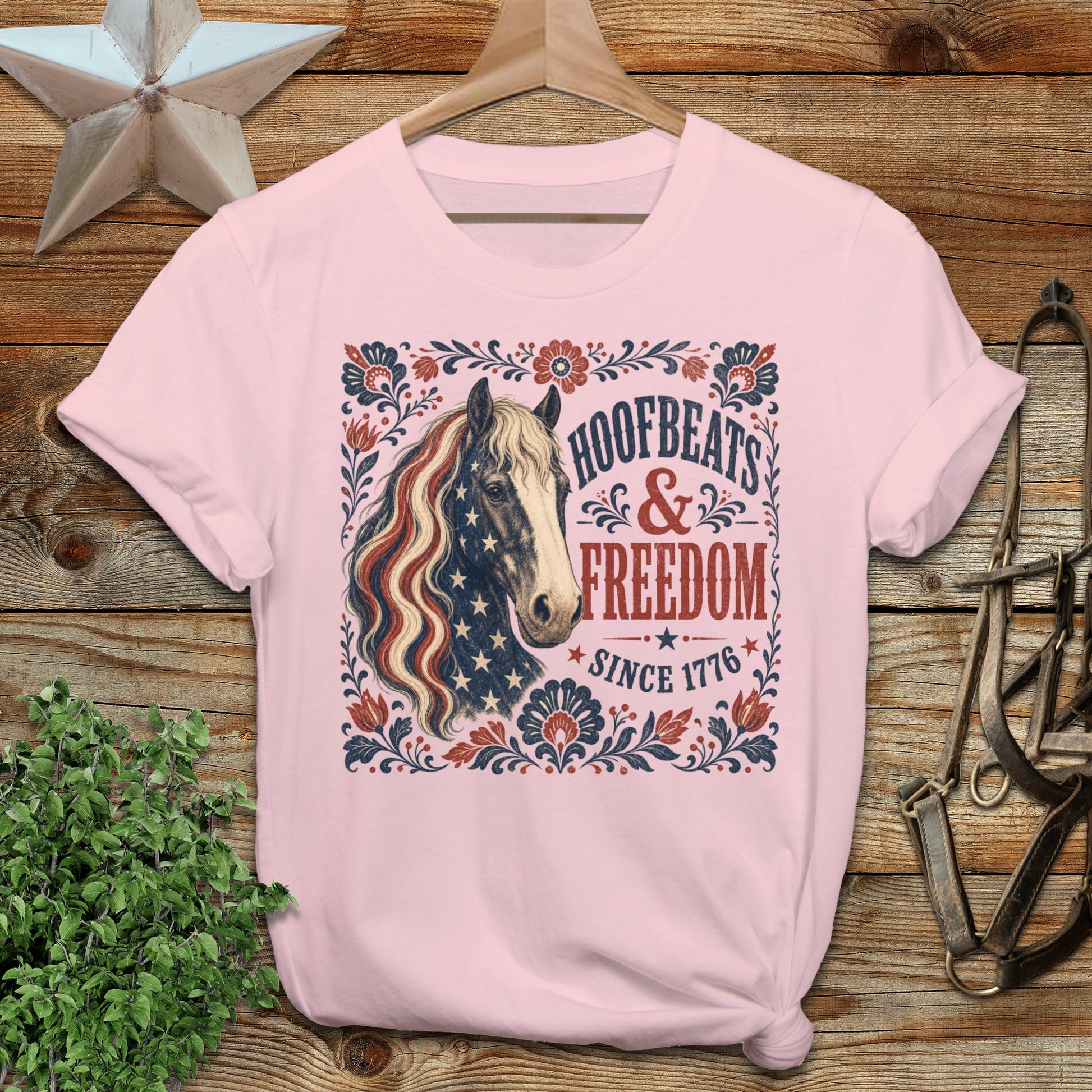 Hoofbeats & Freedom Softstyle Tee