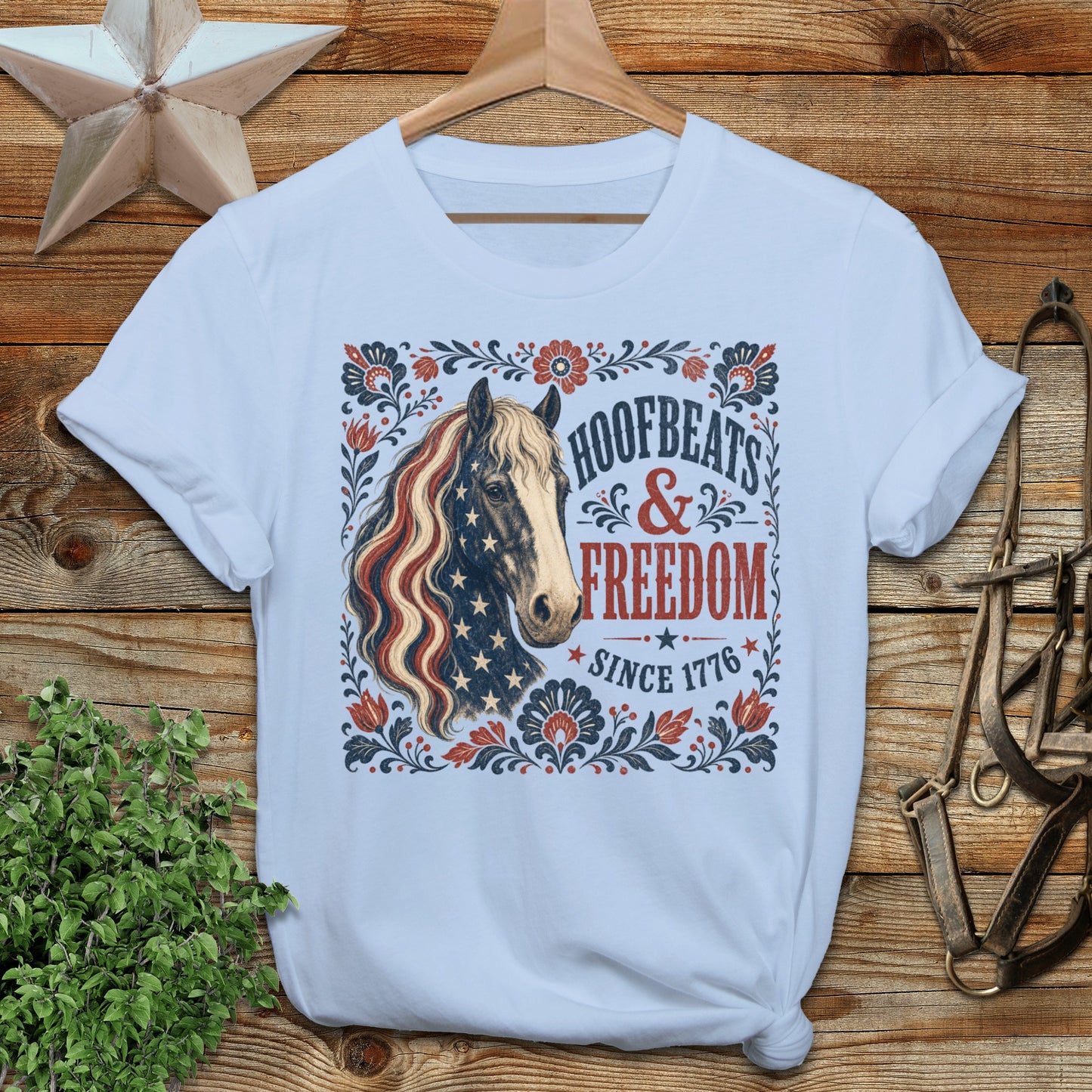 Hoofbeats & Freedom Softstyle Tee