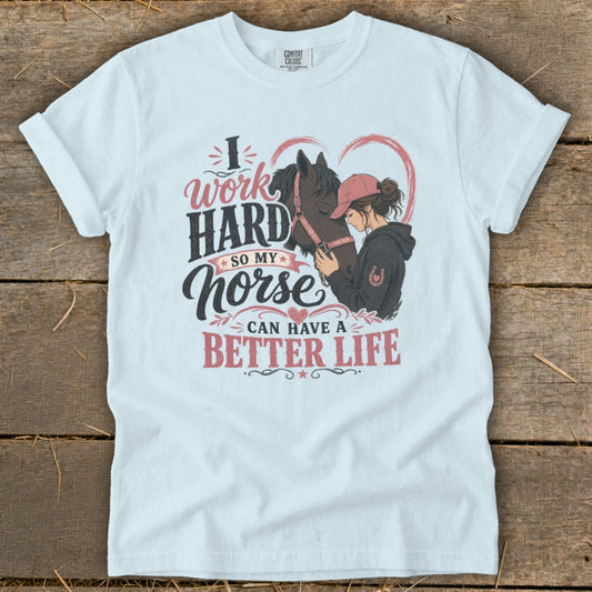 Horse A Better Life Signature Tee