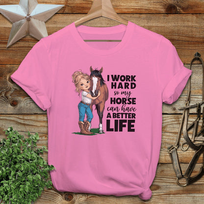 Horse A Better Life Softstyle Tee
