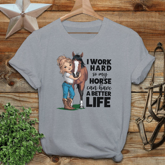 Horse A Better Life Softstyle Tee