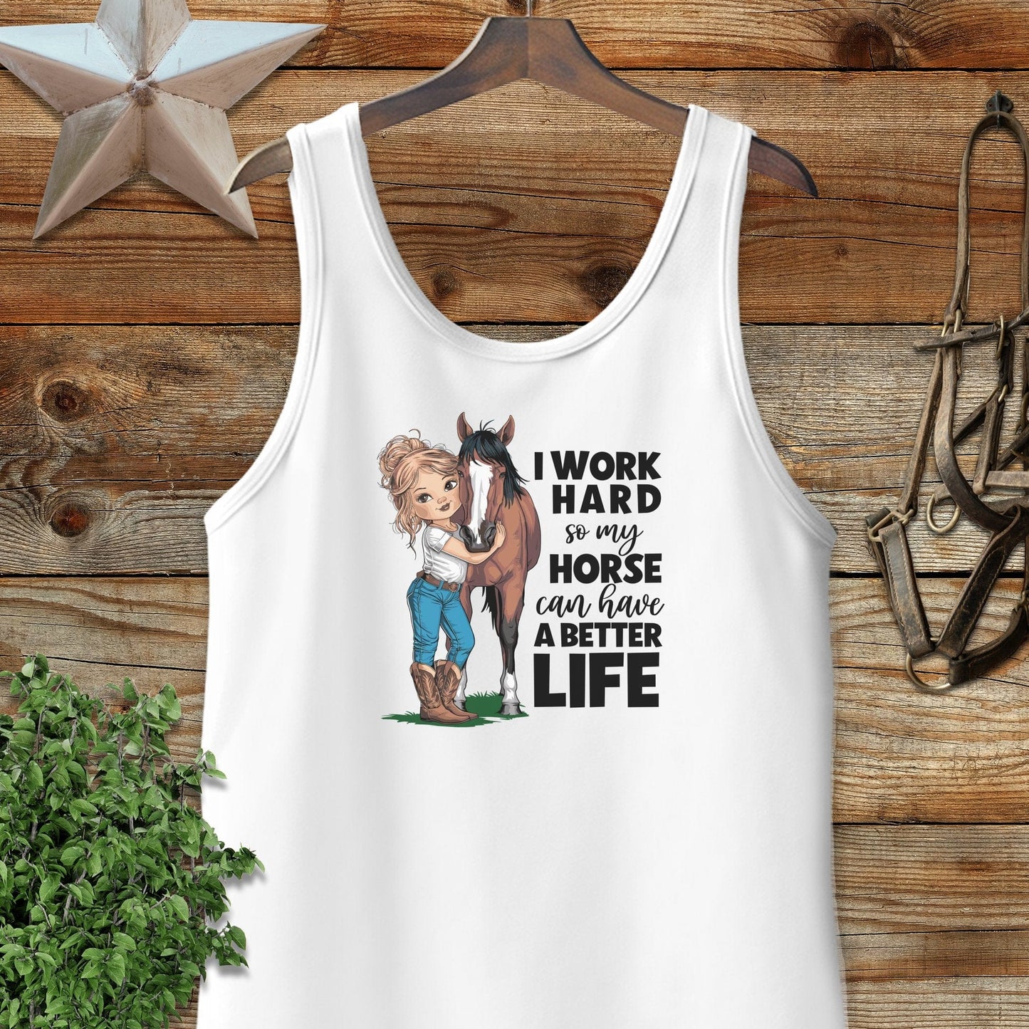 Horse A Better Life Tank Top