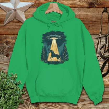 Horse Alien Abduction Hoodie