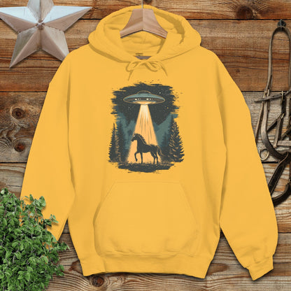 Horse Alien Abduction Hoodie