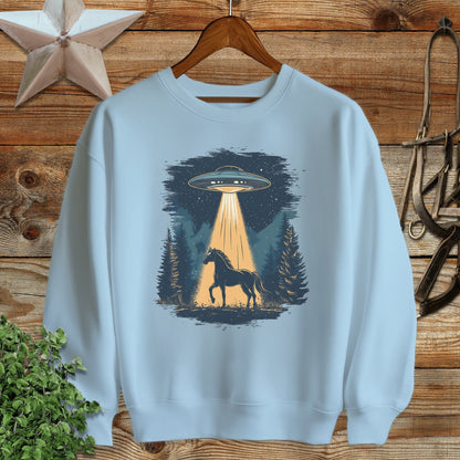 Horse Alien Abduction Sweatshirt