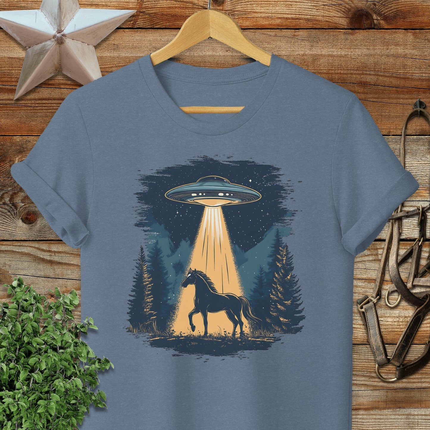 Horse Alien Abduction T-shirt