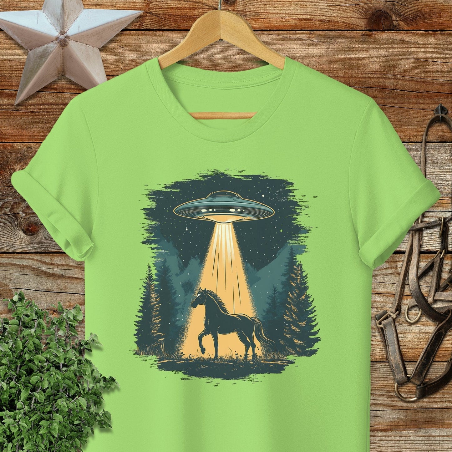 Horse Alien Abduction T-shirt