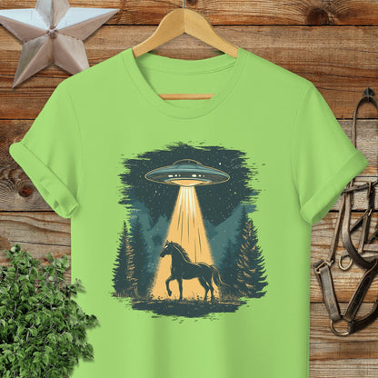 Horse Alien Abduction T-shirt