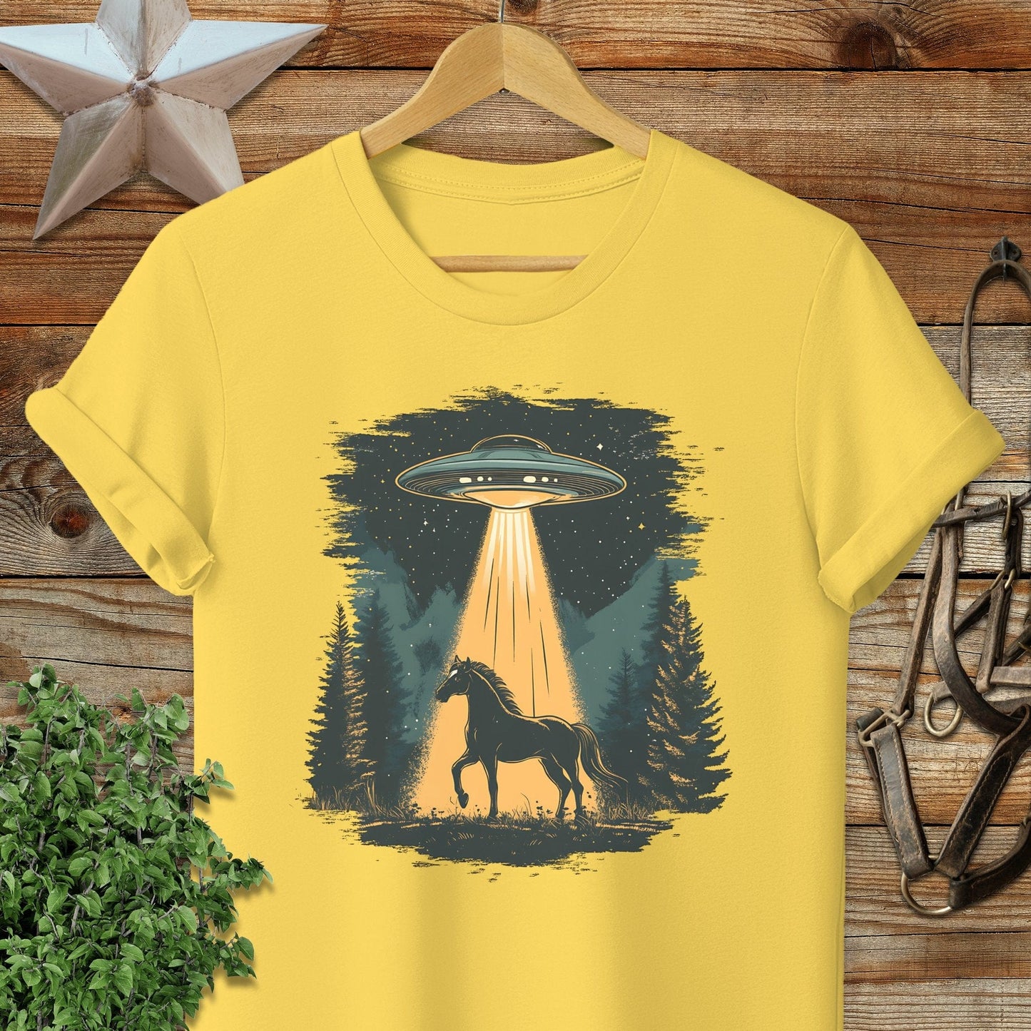 Horse Alien Abduction T-shirt