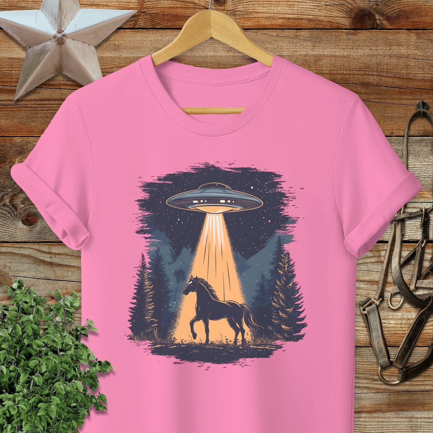 Horse Alien Abduction T-shirt