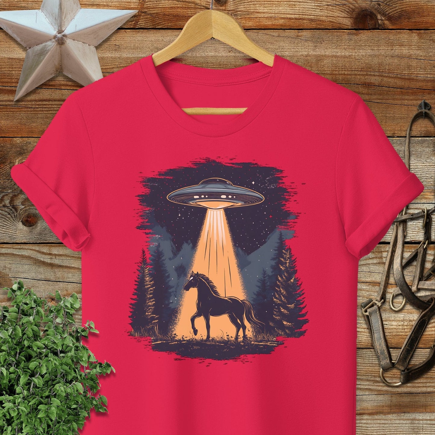 Horse Alien Abduction T-shirt