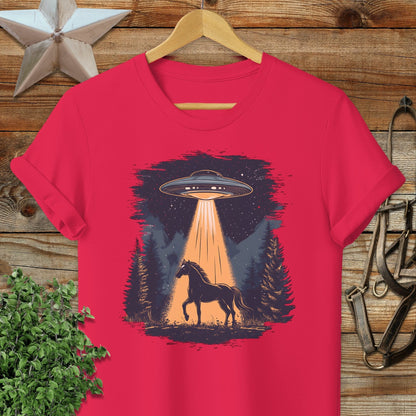Horse Alien Abduction T-shirt