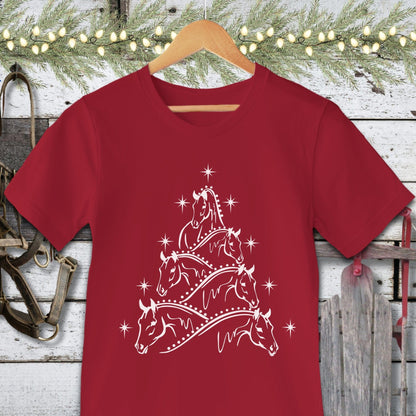 Horse Art Christmas Shirt