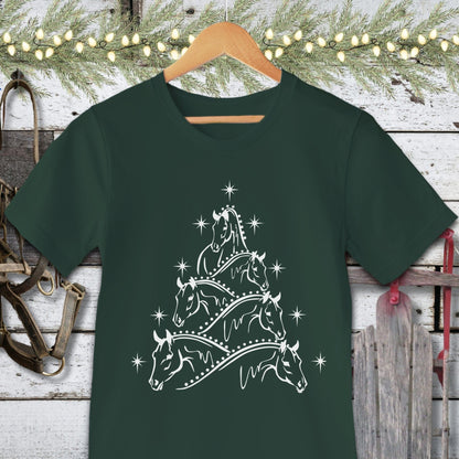 Horse Art Christmas Shirt