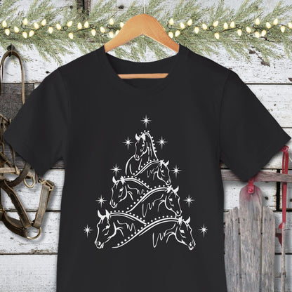 Horse Art Christmas Shirt