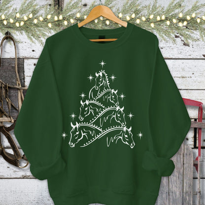 Horse Art Christmas Shirt